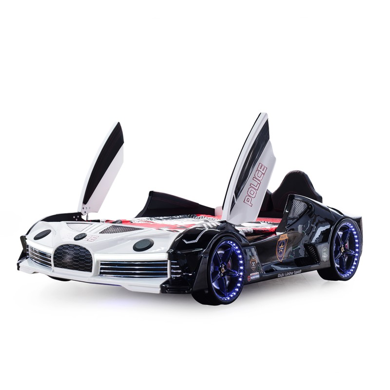 Police Race Double Car Bed
