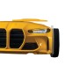 Turbo Speed Yellow  Kids Race Car Bed